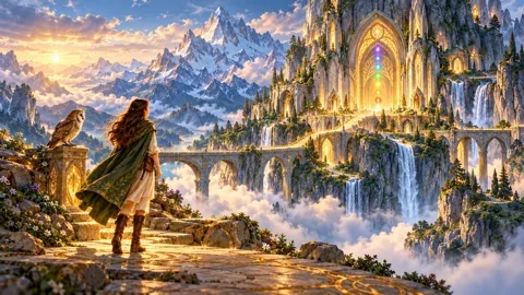 Aura exploring the Mountains and its spiritual Craft